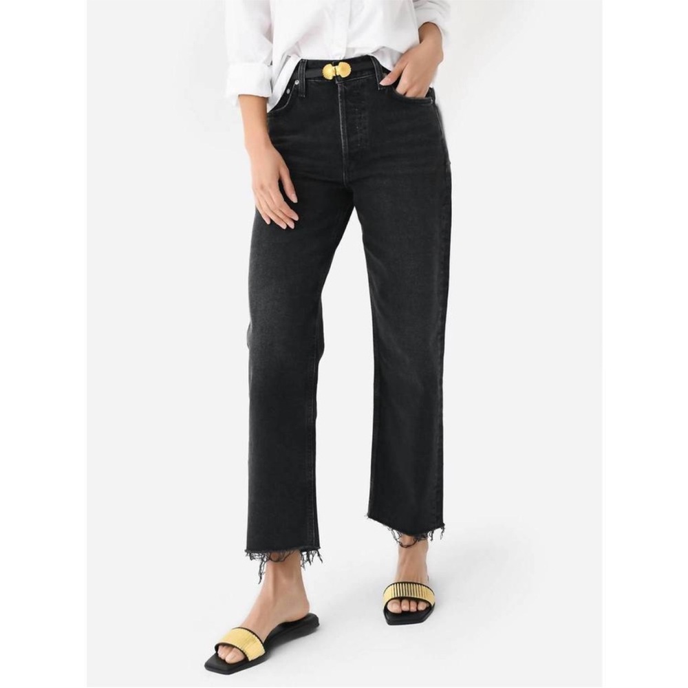 Citizens 'Florence' Straight Wide Leg Jeans, Cropped Short Length